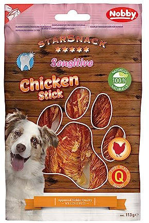 Nobby StarSnack Barbecue Sensitive Chicken Stick 1 Packung (1 x 113 g)