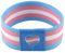 Pinstant Transgender Trans LGBTQ Pride Rights Flag Gay Lesben Queer Rainbow LGBTQ 18 cm Reversible Stretch Wristband Wristband Bracelet Elastic Strap