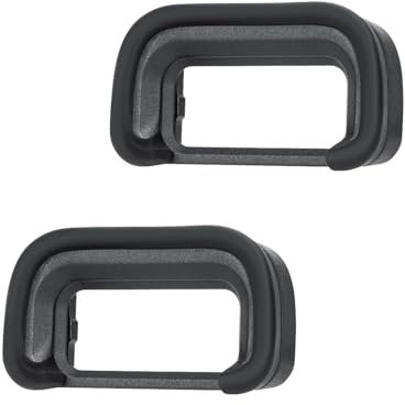 (2 Pack) JJC Weiche Silikon Augenmuschel für Sony Alpha A6700 ILCE-6700 APS-C Spiegellose Kamera Ersetzt Sony FDA-EP20 Eyecup