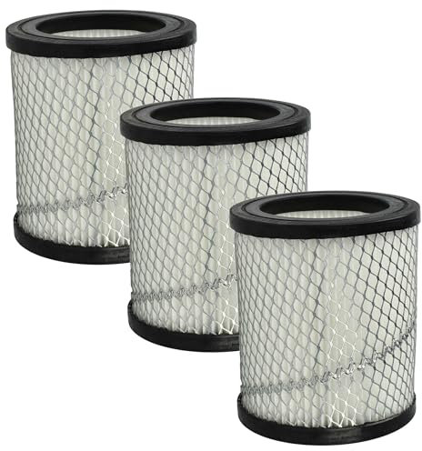 vhbw 3x Staubsaugerfilter kompatibel mit Ruecab 3470, 3407, 3032 Aschesauger - HEPA Filter Allergiefilter