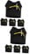 Toyvian 2sets Graduation Gown Bottle Cover Mini Academic Dress Bottle Gown Covers Decorative Beverage Reusable for Parties 4pcs*2