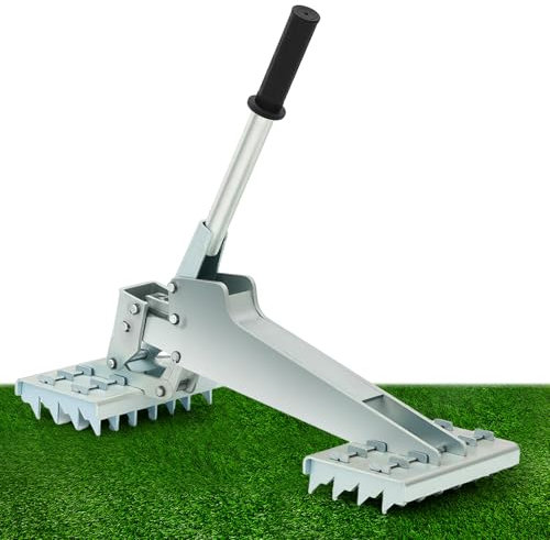 Lasnten Artificial Grass Installation Tool Turf Puller Turf Gripper Turf Fix Tool for Synthetic Turf, Artificial Lawn