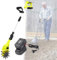 Quixnova Motozappa/coltivatore Elettrico a 2 Lame - Motozappa Portatile per Giardini, orti - Larghezza di Lavorazione 10,5 cm, profondità di Lavoro 25 cm