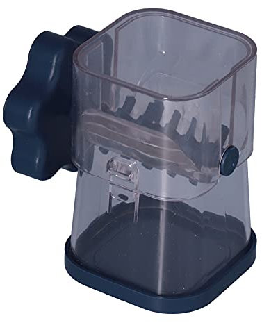 Hachoir à Noix Manuel Effort, Broyeur à Manivelle avec Lame pour Hacher les Amandes, les Noisettes et les Pacanes (bleu marine)