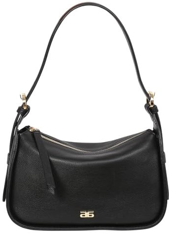 Abro Leather Dalia Shoulder Bag Best Friend Black/Nickel