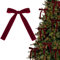 12 Stück 13x18cm Weihnachten Schleifen Zierschleifen Weihnachtsbaum Bögen Weihnachtsdeko Weihnachtsschleifen Weihnachtsbogen Geschenkschleife für Weihnachtskranz Dekorationen Geschenke (Weinrot)