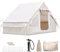 300x210x200cm Aufblasbares Gampingzelt für 2-4 Personen, Großes Outdoor Zelt mit Luftpumpe & 6 Mesh Fenster & 2 Türen, 420D Oxford Wasserdicht 3000mm & UV50+ für 4 Jahreszeiten, 5 Min Schneller Aufbau