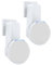 Maxonar Wall Mount, Space Saving Mount, Integrated Cable Management Wall Mount, No Drilling Required, Compatible with Echo PoP and Google Nest Speaker, White（2Pack）