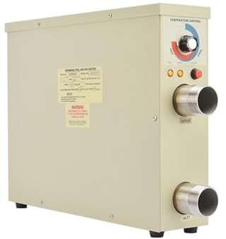 JHXHFJXZ Pompa di Calore elettrica Portatile da 9 kW for Piscina con Controllo termostatico, scaldabagno for Piscina, vasche da Bagno, Spa e Relax per Spa, Vasca da Bagno(220,18kw)