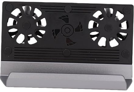 Sxhlseller Steam Deck Docking Station with Dual Fans 4K 9 in 1 Hub for Gamers USB C PD 100W Fit for Rog Ally Aluminum Alloy