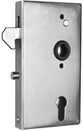 Hakenschloss Einsteckschloss Schiebetürschloss 40mm PZ72 Schloss verzinkt