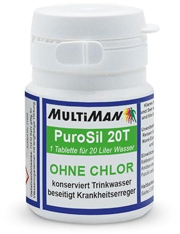 MultiMan PuroSil 20 Tabletten (Inhalt 100 Tabletten)