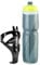 Schwinn Grey Insulated Reflective Water Bottle and Cage Combo, 26 Oz/750 ml, BPA-Free Squeeze Sport Bottle with Polymer Cage