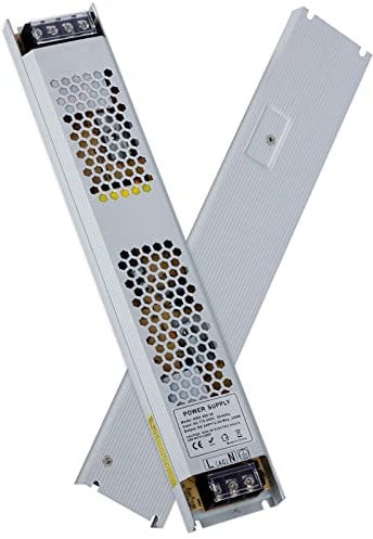 VARICART LED Trafo 24V 300W, Extra Dünn LED Netzteil 12.5A, Driver LED Treiber AC 230V auf 24V DC Schaltnetzteil, Konstante Spannung LED Transformator für LED Streifen G4 MR16 LED Birnen Beleuchtungen