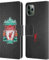 Head Case Designs Officially Licensed Liverpool Football Club Black Pixel 1 Crest 2 Leather Wallet Case Compatible With Apple iPhone 11 Pro Max