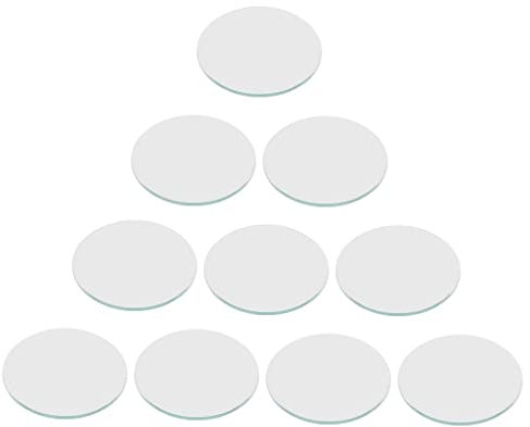 Baoblaze 10er/Set Mineralglas Uhrenglas für Armbanduhren, Mineral flach 1mm, 31mm - 36mm, 34mm