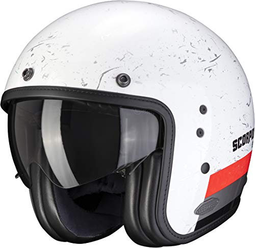 Scorpion BELFAST SHIFT White-Neon Red S