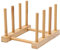 Geschirrabtropfgestell Aus Holz Abtropfgestell Aufbewahrung Abtropfgestell Tellerständer Holz Tellerständer 3 Gitter Dish Rack Dishes Geschirrkorb Für Teller Schüssel Tassen Topf Deckel Schneidebrett