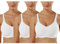 Vertvie Damen 1/2/3er Set Sport BH Einfarbig Ohne Bügel Bustier Klassische Bequem Stretch Bra Mittle Halt Gepolstert Wohlfühl-BH(Weiß,XL)