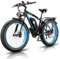 KETELES E Bike Mountainbike Elektrofahrräder Pedelec, Ebike 48V 17.5Ah Akku, 26×4 MTB Fatbike, 21 Gänge, Elektrofahrrad, E-Bike Herren Damen, Hydraulische Scheibenbremse（Höhe über 175cm）