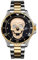 XIAN Skull Watch Men Quartz Clock Fashion Sports Waterproof Stainless Steel Business Watches Luminous Wristwatch,007