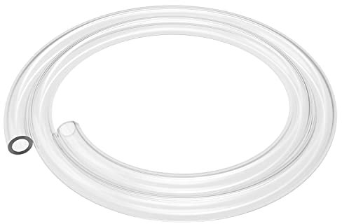 Labasics Tube en Silicone Pur de Qualité Alimentaire - Haute Température, Flexible, Naturel 3/8 Pouce (9 mm) OD 1/4 Pouce (6 mm) ID - Très Élastique et Résistant, 1 m