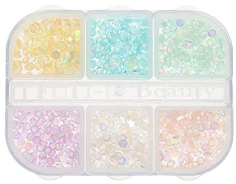 FOMIYES 1 Box Nail Art Accessories Nail Gems Nail Decor Mermaid Nail Sequins Nails Decoration Mermaid Nails Rhinestones Nail Art Decoration Nail Bubble Resin Mermaid Beads Flat