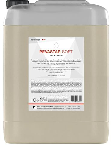 Pevastar Soft - konzentrierter Handreiniger auch für sensible Haut, Kanister, 10 Liter Kanister, 1 Stück