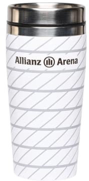 FC Bayern München Thermobecher | Coffee to go | Allianz Arena | Weiß | 0,3l