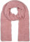 styleBREAKER Damen langer Strick Schal mit Wellen Strickmuster, warmer Winter Strickschal Einfarbig 01018168, Farbe:Altrose