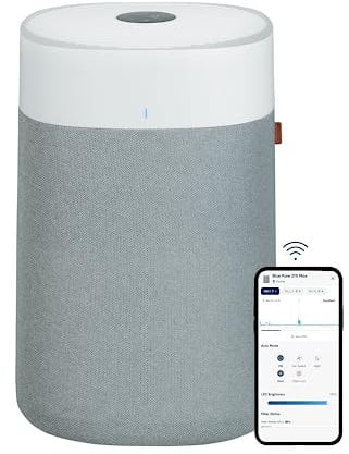 BLUEAIR Air Purifier for Large Home & Bedroom - Smart Air Cleaner for Pets Allergies, Dust, Mold, Smoke, Odor, Pollen - Blue 211i Max
