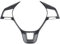 Energetic Coprivolante per Auto Cornice Decorativa per Volante nel Fibra di Carbonio per Golf 7 MK7-2014-2016 MK6 2017