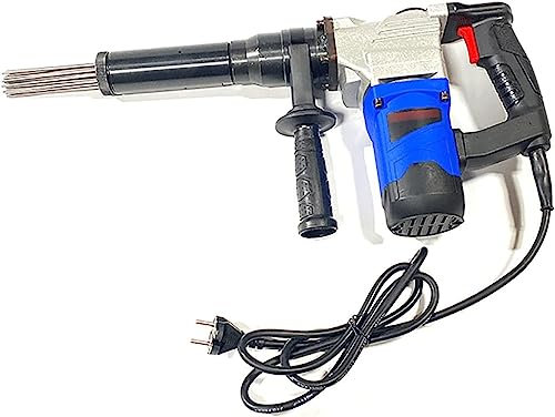 Handheld Electric Needle Scaler, 1100w Needle Rust Remover Cleaning Machine, for Removal of Rust, Weld Slag Paint Steel Pipe, Screw, Nut, Boat, Deck