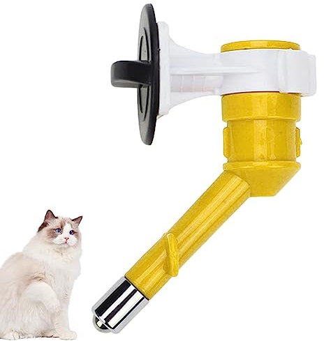 Voihamy Pet Water Feeder - Heavy Duty Sturdy Pet Drinking Nozzle,Reusable and Flexible No-Drip Water Dispenser Fountain Multifunctional Bottle Head Nozzle for All Kinds of Dogs