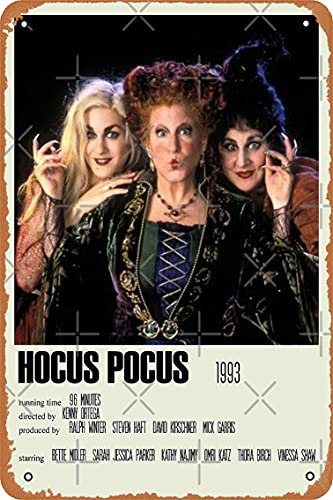 Metal Sign – Hocus Pocus Alternatives Poster Art Movie Large (1) Blechposter 30,5 x 20,3 cm