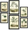 Nacnic Set of 6 Palm Trees Posters. In Vintage Prints Decorative Prints for your living room, bedroom, home. Wall art print. Sizes A4 and A3