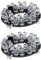 ECSiNG 2x 24 Pièces 850nm IR LED Panneau de Lumière Infrarouge Portée IR Jusqu'à 20-30 M pour Système de Surveillance par Caméra Et éclairage Nocturne de Diverses Caméras, Noir