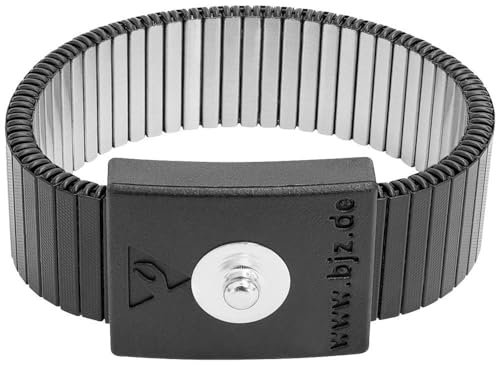 BJZ A-64119 Metallarmband ESD Schwarz