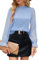 Odosalii Bluse Damen Spitzen Oberteile Elegant Pullover mit Rüschen Kragen Einfarbig Langarm Shirt Puffärmel Blusen Longshirt Hemd Tunika