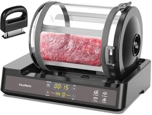 Marinador al vacío de 15 minutos para carne y verduras con clip a prueba de fugas y ablandador de carne gratis
