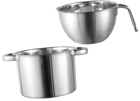 Zerodeko Melting Pot Stainless Steel Double Boiler for Cooking Utensils Cheese Butter Melting Pot
