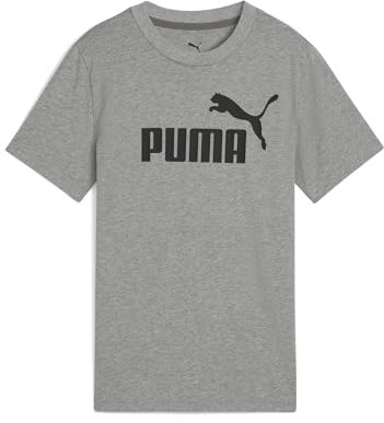 PUMA ESS No. 1 Logo Tee B, T-Shirts Garçon, Medium Gray Heather, 164