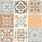 HUBDECO - Fliesenaufkleber - Küche, Badezimmer Deko - Klebefliesen - Wand Deko - Klebefolie Küche - Küchenrückwand Deko - Selbstklebende Fliesen - 9 Stk. - Venezianisches Muster - 10x10cm