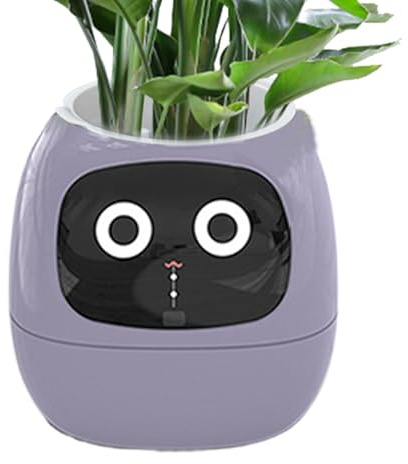 Macetas Inteligentes - Jardinera Inteligente Jardín Inteligente | Maceta Inteligente Para Plantas De Interior | Interacción Ric a En Gestos | Adorable Compañero Vegetal, Inteligencia Artificial
