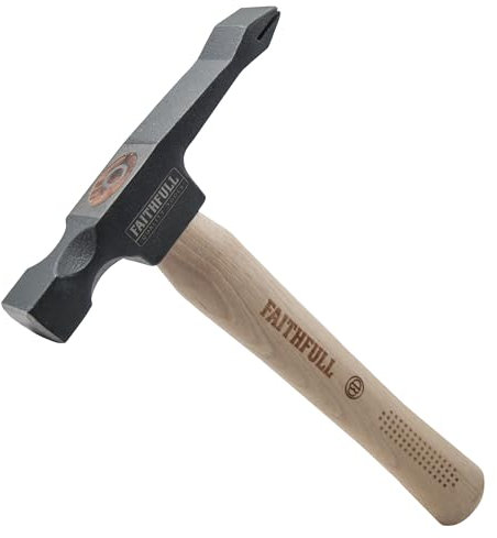 Faithfull Single Scutch Hammer FSC Hickory Handle