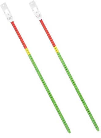 Gadpiparty 2st Lineal Für Den Kopfumfang Von Säuglingen Und Kleinkindern Körpermaßband Armumfangsband Maßband Für Den Armumfang Maßband Maßschneidern Weiches Maßband Pp (polypropylen)