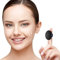 Pinkmini Tragbares Gesichtsmassagegerät, wasserdicht, wiederaufladbar, leistungsstark, multifunktional, für Augen, Finger und Körper, Mini-Massagegerät (Schwarz)
