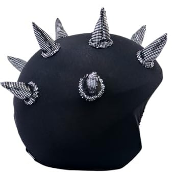 COOLCASC® Helmüberzug Universal - Kompatibel mit Fahrradhelm & Skaterhelm | Dehnbares Lycra passt auf jeden Helm, Einheitsgröße, personalisiere deinen Helm, einfach aufzuziehen, Geschenk Kinder