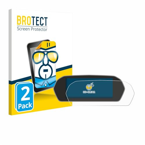 BROTECT Schutzfolie für Audi A3 Sportback 35 TDI (2025) | 2 Stück Transparenter Displayschutz Made in Germany Klare Displayschutz-Folie Clear Einfache Montage Case-Friendly