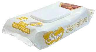 Sleepy Sensitive Baby Wipes 12 Packs X 70 Pcs, Paraben and Alcohol Free